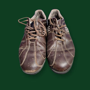 ADIDAS Adiprene Golf Shoes Z-Traxion 11.5 Brown LEATHER LINED